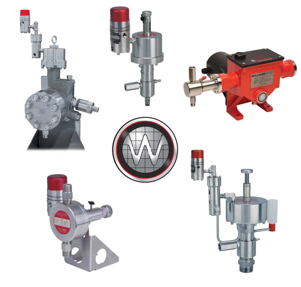 Williams Milton Roy metering pumps for the global oil & gas industry
